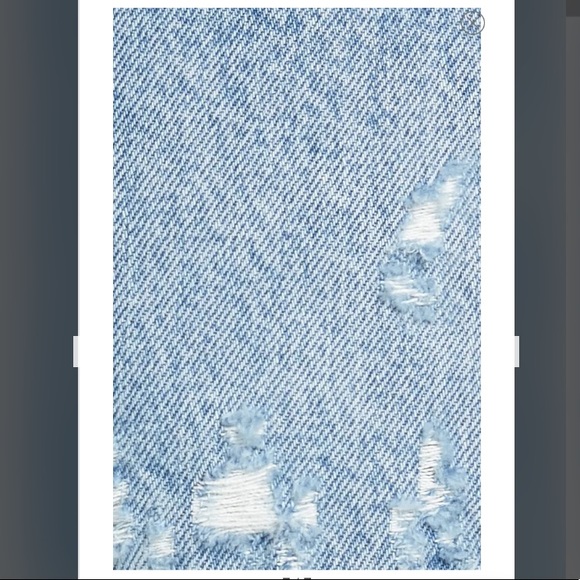 AGOLDE Parker Distressed Denim Shorts Swapmeet - Picture 5 of 15